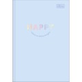 Foto ilustrativa Caderno Brochura Capa Dura 1/4 Happy 80 Folhas