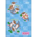 Foto ilustrativa Caderno Brochura Capa Dura 1/4 Holly 80 Folhas