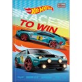 Foto ilustrativa Caderno Brochura Capa Dura 1/4 Hot Wheels 80 Folhas