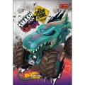 Foto ilustrativa Caderno Brochura Capa Dura 1/4 Hot Wheels 80 Folhas
