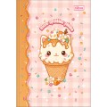 Foto ilustrativa Caderno Brochura Capa Dura 1/4 Ice Cute 80 Folhas