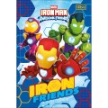 Foto ilustrativa Caderno Brochura Capa Dura 1/4 Iron Man 80 Folhas