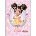 Foto ilustrativa Caderno Brochura Capa Dura 1/4 Jolie 80 Folhas