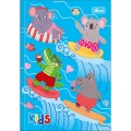 Foto ilustrativa Caderno Brochura Capa Dura 1/4 Kids Masculino 96 Folhas