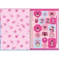 Foto ilustrativa Caderno Brochura Capa Dura 1/4 Lotso 80 Folhas