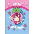 Foto ilustrativa Caderno Brochura Capa Dura 1/4 Lotso 80 Folhas