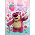 Foto ilustrativa Caderno Brochura Capa Dura 1/4 Lotso 80 Folhas