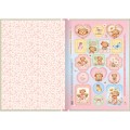 Foto ilustrativa Caderno Brochura Capa Dura 1/4 Love Bears 80 Folhas
