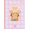 Foto ilustrativa Caderno Brochura Capa Dura 1/4 Love Bears 80 Folhas