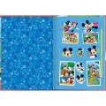 Foto ilustrativa Caderno Brochura Capa Dura 1/4 Mickey 80 Folhas