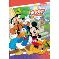 Foto ilustrativa Caderno Brochura Capa Dura 1/4 Mickey 80 Folhas