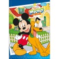 Foto ilustrativa Caderno Brochura Capa Dura 1/4 Mickey 80 Folhas