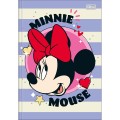 Foto ilustrativa Caderno Brochura Capa Dura 1/4 Minnie 80 Folhas