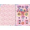 Foto ilustrativa Caderno Brochura Capa Dura 1/4 Minnie 80 Folhas