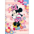 Foto ilustrativa Caderno Brochura Capa Dura 1/4 Minnie 80 Folhas
