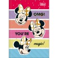 Foto ilustrativa Caderno Brochura Capa Dura 1/4 Minnie 80 Folhas