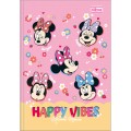 Foto ilustrativa Caderno Brochura Capa Dura 1/4 Minnie 80 Folhas