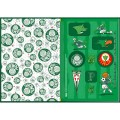 Foto ilustrativa Caderno Brochura Capa Dura 1/4 Palmeiras 48 Folhas.