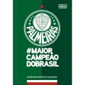 Foto ilustrativa Caderno Brochura Capa Dura 1/4 Palmeiras 48 Folhas.