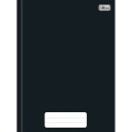 Foto ilustrativa Caderno Brochura Capa Dura 1/4 Pepper Preto 80 Folhas