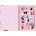 Foto ilustrativa Caderno Brochura Capa Dura 1/4 Purrfect Cats 80 Folhas