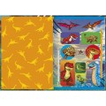 Foto ilustrativa Caderno Brochura Capa Dura 1/4 Raptor 80 Folhas