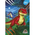 Foto ilustrativa Caderno Brochura Capa Dura 1/4 Raptor 80 Folhas