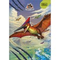 Foto ilustrativa Caderno Brochura Capa Dura 1/4 Raptor 80 Folhas