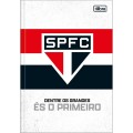 Foto ilustrativa Caderno Brochura Capa Dura 1/4 São Paulo 80 Folhas
