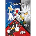 Foto ilustrativa Caderno Brochura Capa Dura 1/4 Sonic 80 Folhas