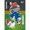 Foto ilustrativa Caderno Brochura Capa Dura 1/4 Sonic 80 Folhas