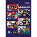 Foto ilustrativa Caderno Brochura Capa Dura 1/4 Sonic DC 80 Folhas