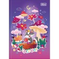 Foto ilustrativa Caderno Brochura Capa Dura 1/4 Spice Kids Feminino 80 Folhas
