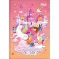 Foto ilustrativa Caderno Brochura Capa Dura 1/4 Spice Kids Feminino 80 Folhas