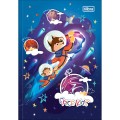 Foto ilustrativa Caderno Brochura Capa Dura 1/4 Spice Kids Masculino 80 Folhas