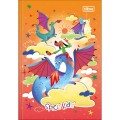 Foto ilustrativa Caderno Brochura Capa Dura 1/4 Spice Kids Masculino 80 Folhas