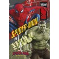Foto ilustrativa Caderno Brochura Capa Dura 1/4 Spider Man Brand New Day 80 Folhas