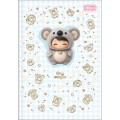 Foto ilustrativa Caderno Brochura Capa Dura 1/4 Toots 80 Folhas