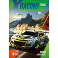 Foto ilustrativa Caderno Brochura Capa Dura 1/4 X-Racing 48 Folhas