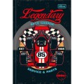 Foto ilustrativa Caderno Brochura Capa Dura 1/4 Zoom+ Masculino 96 Folhas
