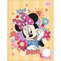 Foto ilustrativa Caderno Brochura Capa Dura Caligrafia Minnie 40 Folhas