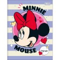 Foto ilustrativa Caderno Brochura Capa Dura Caligrafia Minnie 40 Folhas
