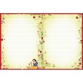 Foto ilustrativa Caderno Brochura Capa Dura Colegial Branca de Neve 160 Folhas