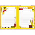 Foto ilustrativa Caderno Brochura Capa Dura Colegial Coca-Cola 80 Folhas
