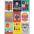 Foto ilustrativa Caderno Brochura Capa Dura Colegial Coca-Cola 80 Folhas