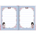 Foto ilustrativa Caderno Brochura Capa Dura Colegial Jolie 1/8 80 Folhas