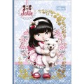 Foto ilustrativa Caderno Brochura Capa Dura Colegial Jolie 1/8 80 Folhas