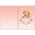 Foto ilustrativa Caderno Brochura Capa Dura Colegial Love Bears 160 Folhas