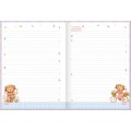 Foto ilustrativa Caderno Brochura Capa Dura Colegial Love Bears 160 Folhas