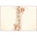 Foto ilustrativa Caderno Brochura Capa Dura Colegial Love Bears 80 Folhas